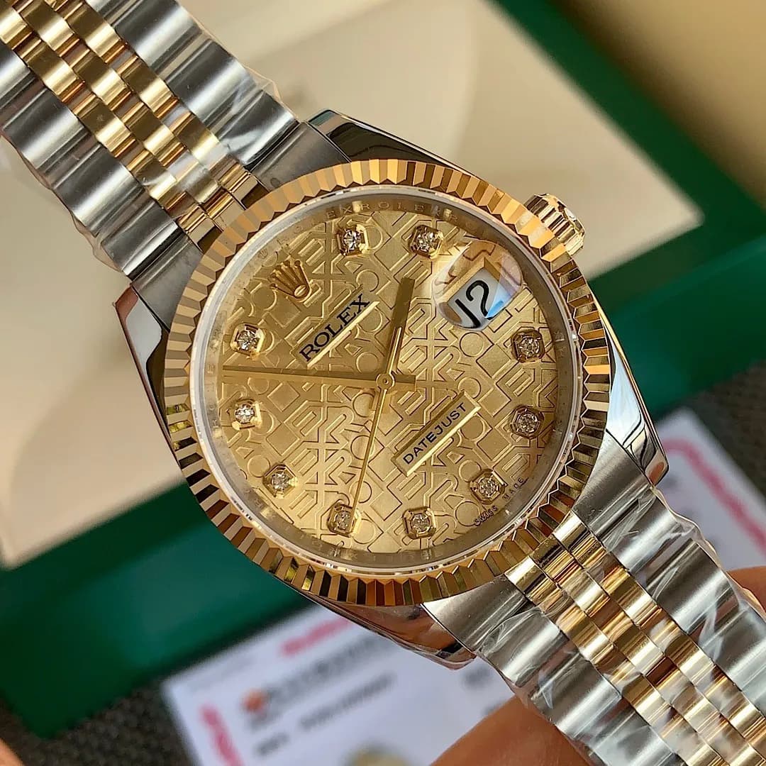 Rolex Datejust 36 Two-Tone 18K Gold (10 Diamond Dial) - View 5
