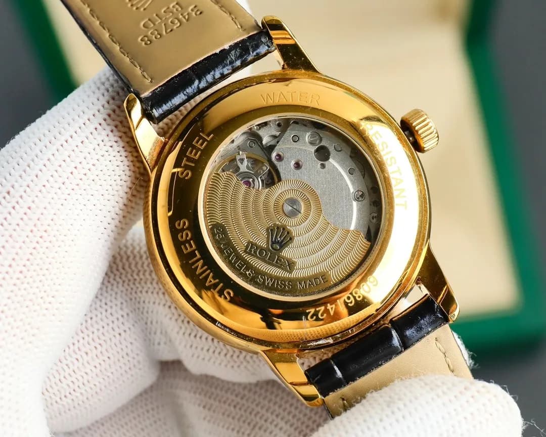 Rolex "Wealth-Attracting Pixiu" 40mm 316L Steel (White - Leather Strap) - View 2