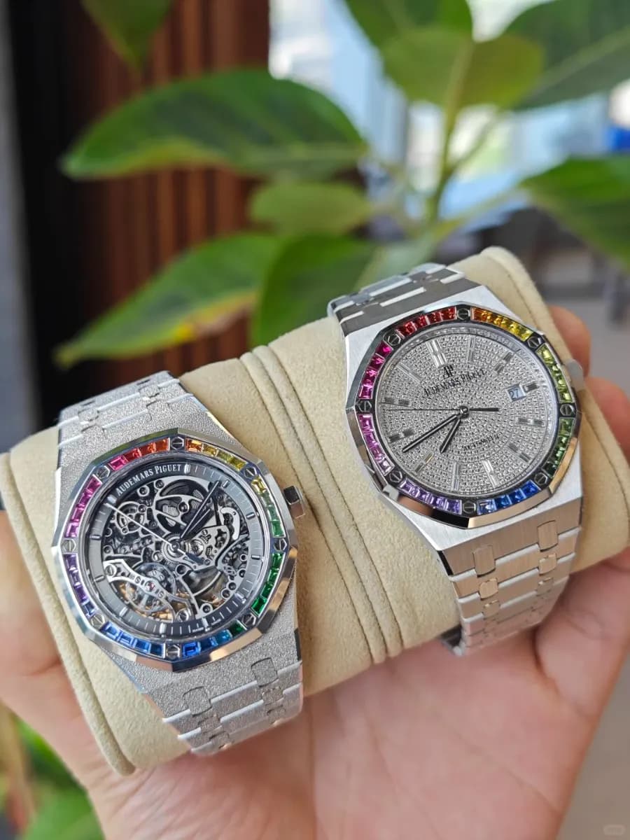 AP Royal Oak Rainbow "Hidden Model" 15413OR (Diamond Dial) - View 1