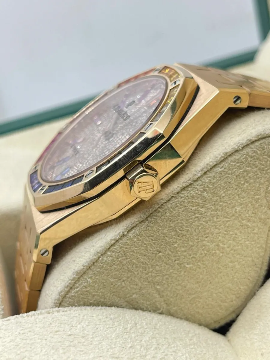 AP Royal Oak Rainbow "Hidden Model" 15413OR (Diamond Dial) - View 4