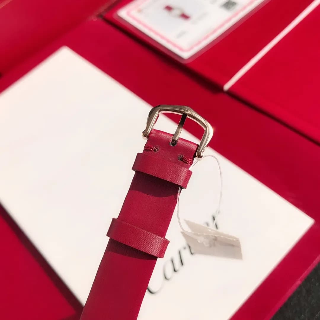Cartier Santos Dumont Ultra-Thin (Rose Gold & Genuine Diamonds) - View 9