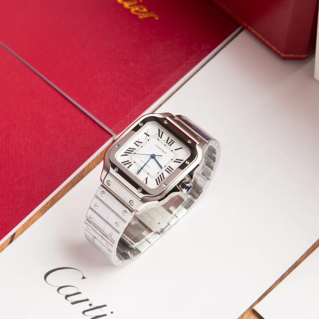 Cartier Santos de Cartier 40mm (Classic White Dial) - View 1