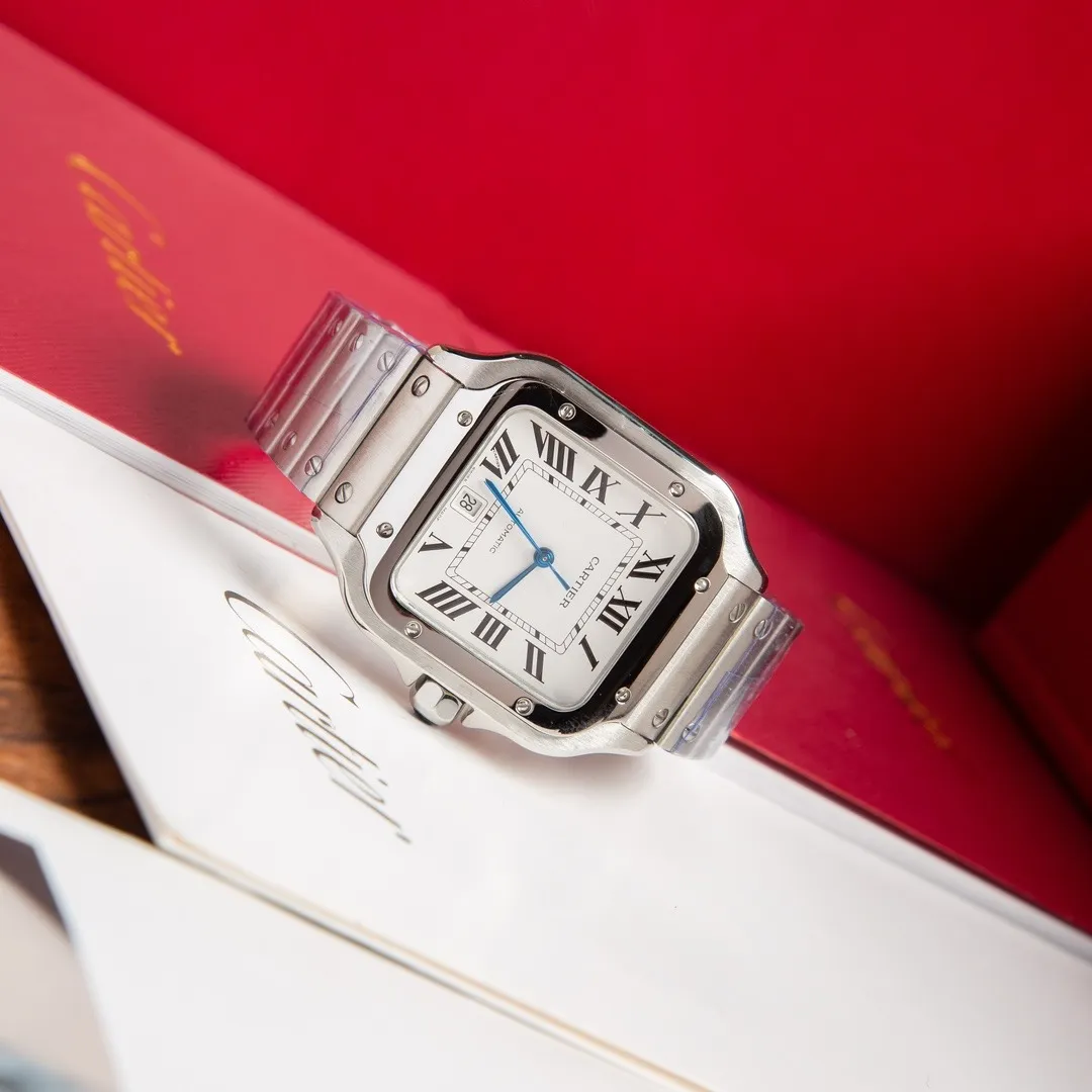 Cartier Santos de Cartier 40mm (Classic White Dial) - View 2