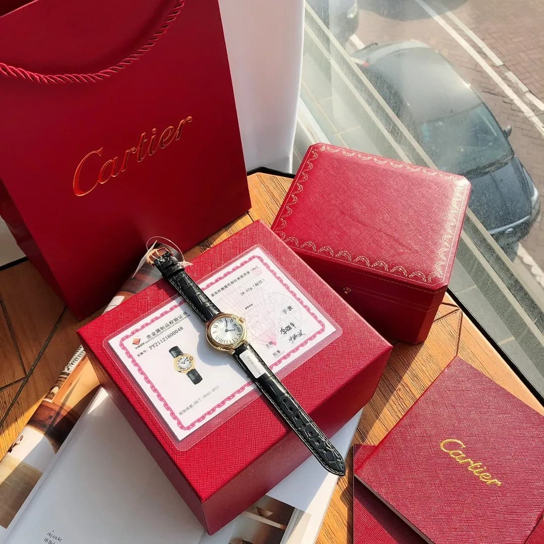 Cartier Ballon Bleu 28mm (18k Gold Plated) - View 2
