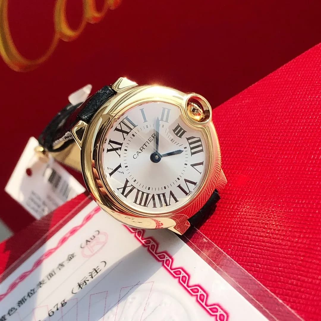 Cartier Ballon Bleu 28mm (18k Gold Plated) - View 6